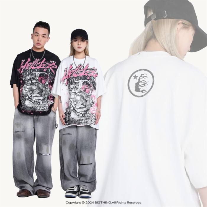 Street Racing Fantasy Print Washed Tee 2 colors 29090181