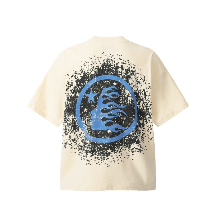 Green Robe Religious Angel Print Washed Tee 29090193