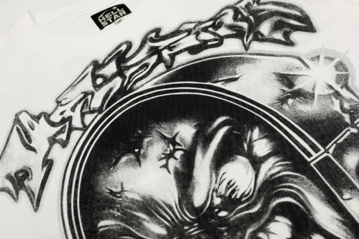 Arcade Rage Clown Print Washed Tee 29090180