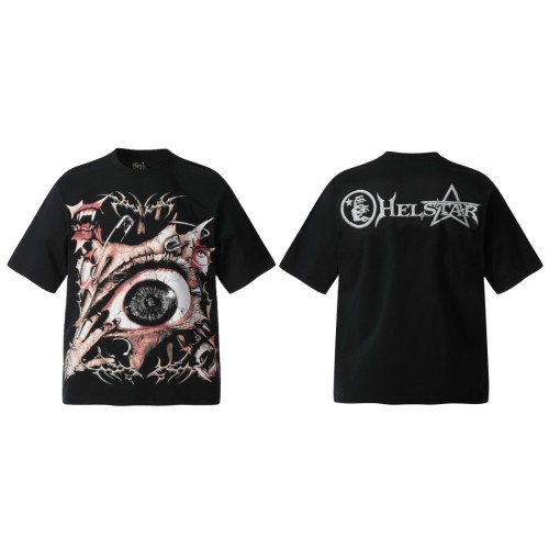 Thorn Gaze Eye Print Washed Tee 29090183