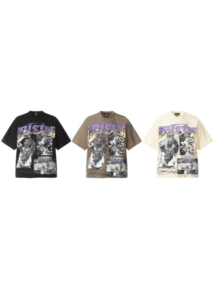 LeBron Career Collage Print Washed Tee 3 colors 29090187