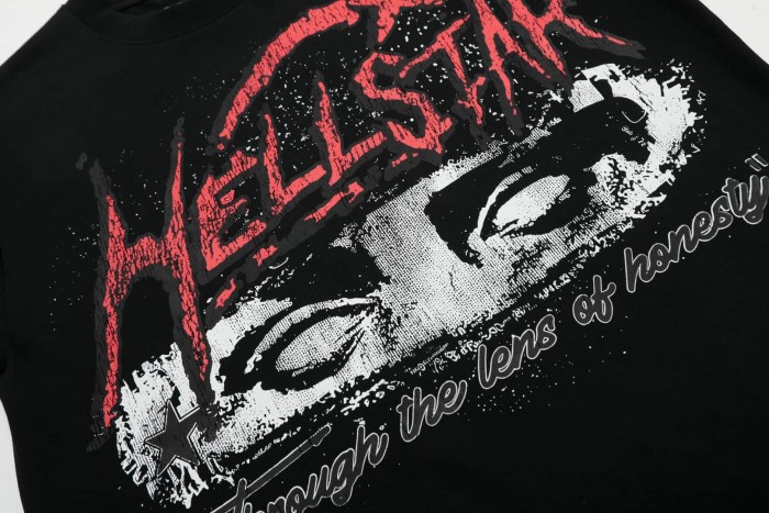 Dark All-Seeing Eye Print Washed Tee 29090165