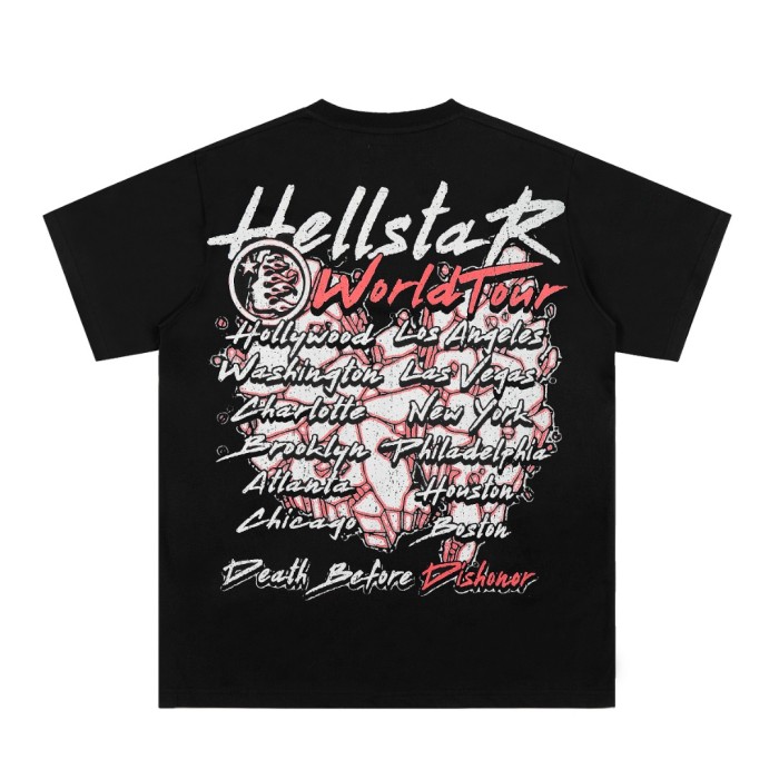 Screaming Purgatory Skull Print Washed Tee 29092389