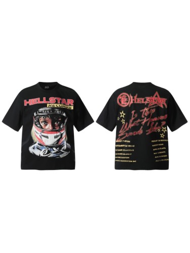 Racing Pilgrim Print Washed Tee 29092384
