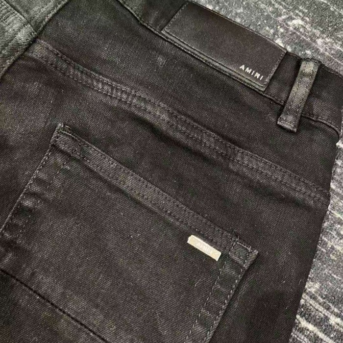 1:1 quality version Solid Black High Street Basic Slim-fit Jeans 29091967