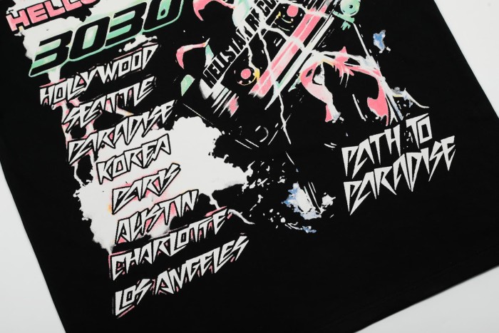 Neon Console Print Washed Tee 29092381