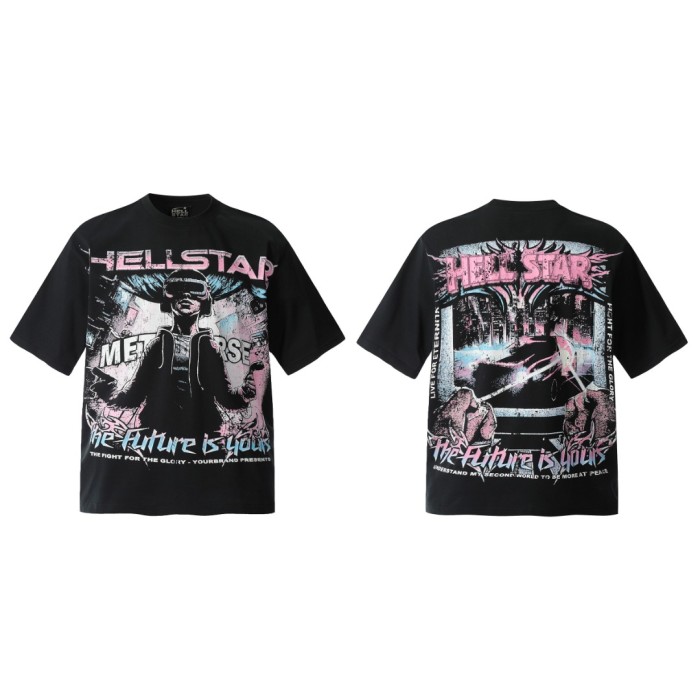Metaverse Future Declaration Print Washed Tee 29092402