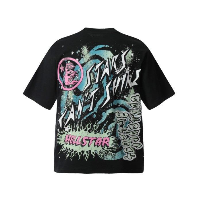 Sunglasses Reflection Figure Print Washed Tee 29092379