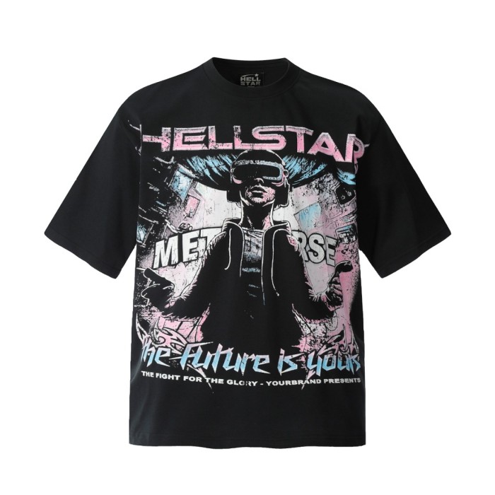 Metaverse Future Declaration Print Washed Tee 29092402