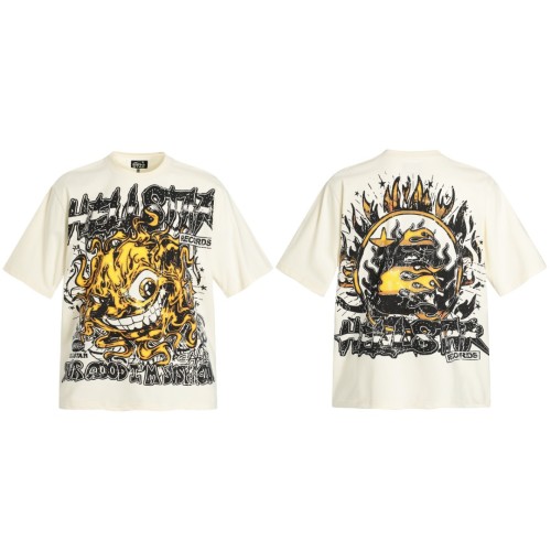 Flame-eyed Stranger Print Washed Tee 29092398
