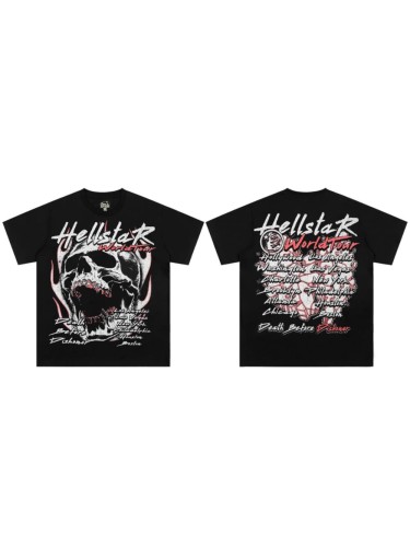 Screaming Purgatory Skull Print Washed Tee 29092389