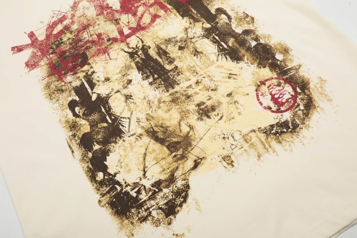 Bloody Graffiti Purgatory Print Washed Tee 29092397