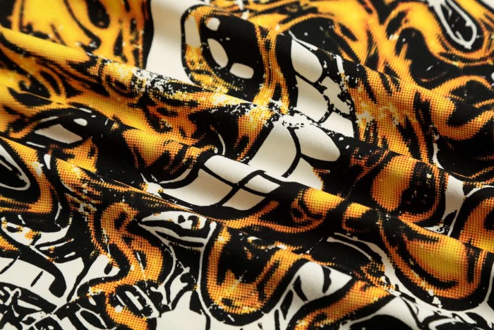 Flame-eyed Stranger Print Washed Tee 29092398