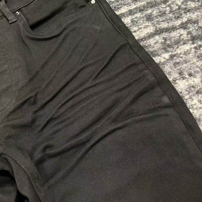 1:1 quality version Solid Black High Street Basic Slim-fit Jeans 29091967