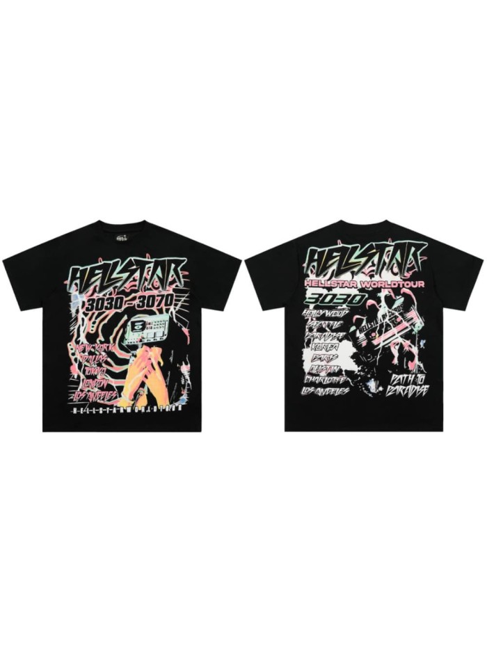Neon Console Print Washed Tee 29092381