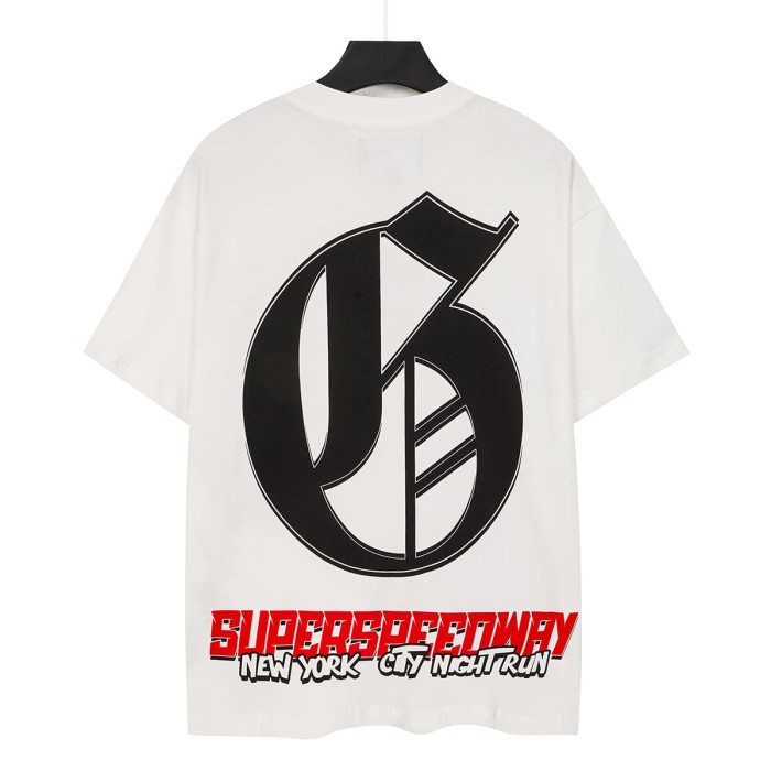 Deconstructed Racing Print Washed Tee 29098145