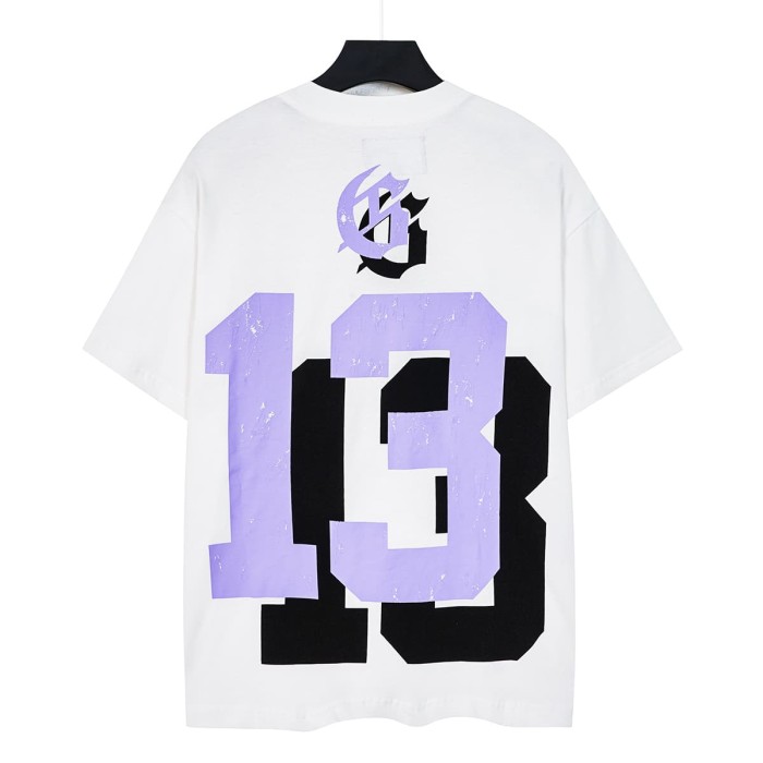 Flame Skull No.13 Back Print Washed Tee 29098137