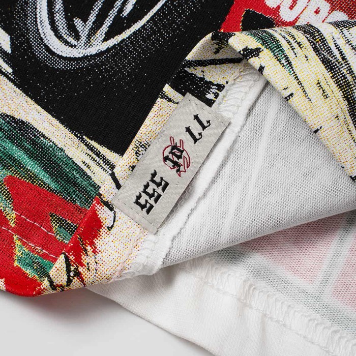 Splatter Graffiti Racing Print Washed Tee 2 colors 29098142