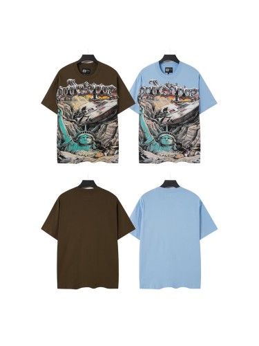 Statue of Liberty UFO Ruins Print Washed Tee 2 colors 29098151