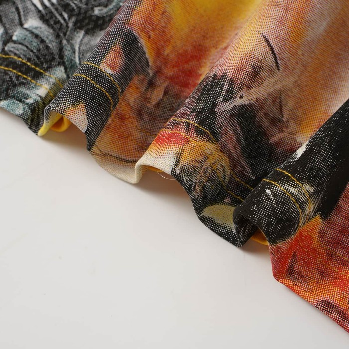 Retro Era Alien Invasion Print Washed Tee 29098136