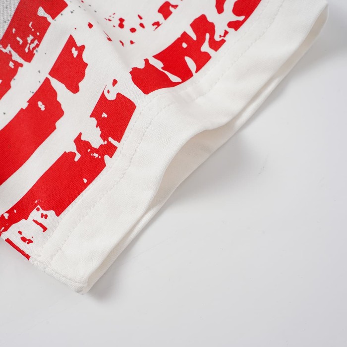 Retro No.13 Sport Style Print Washed Tee 2 colors 29098134