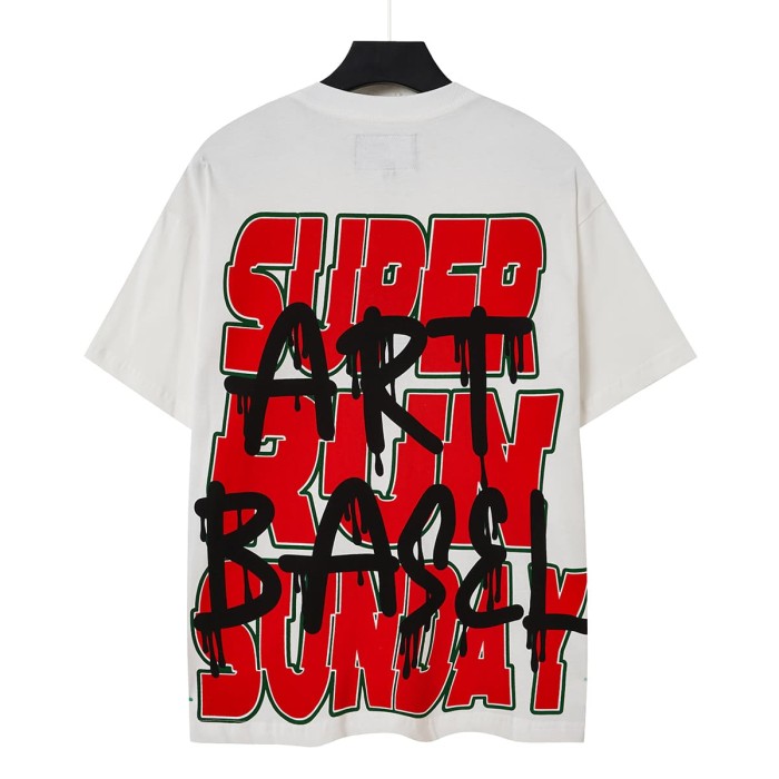 Splatter Graffiti Racing Print Washed Tee 2 colors 29098142