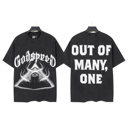 All-Seeing Eye Pyramid Print Washed Tee 29098143