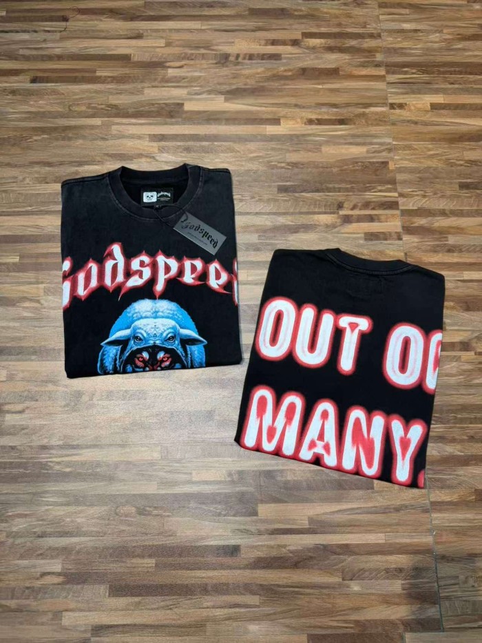 Wolf In Sheep's Clothing Print Washed Tee 29098141