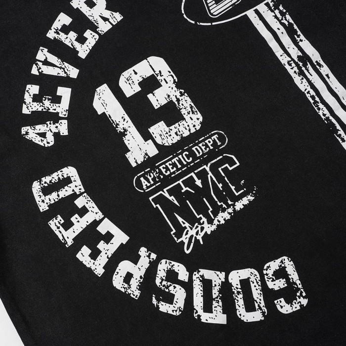 Retro No.13 Sport Style Print Washed Tee 2 colors 29098134