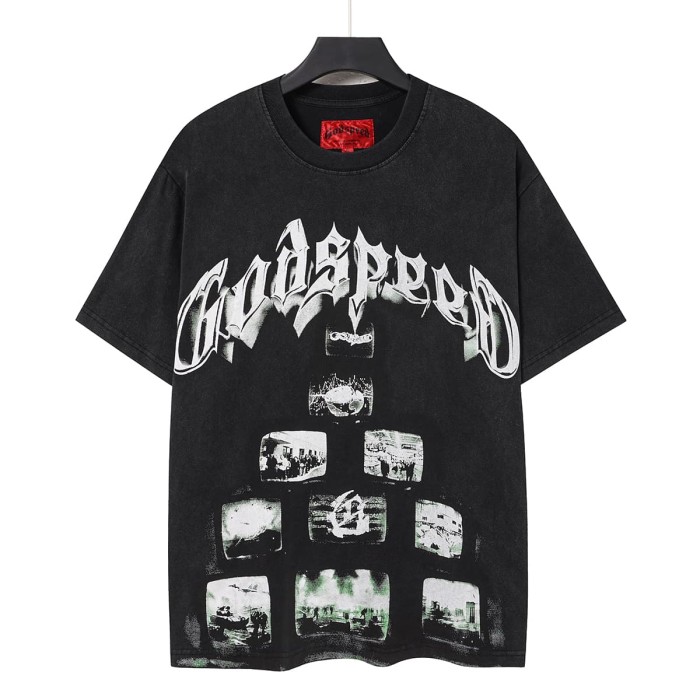 Monitor Matrix Pyramid Print Washed Tee 29098138
