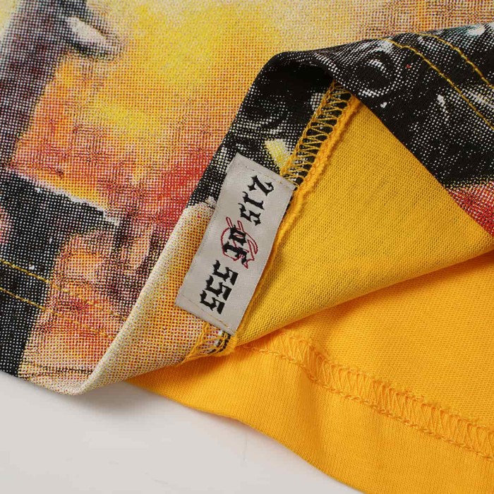 Retro Era Alien Invasion Print Washed Tee 29098136