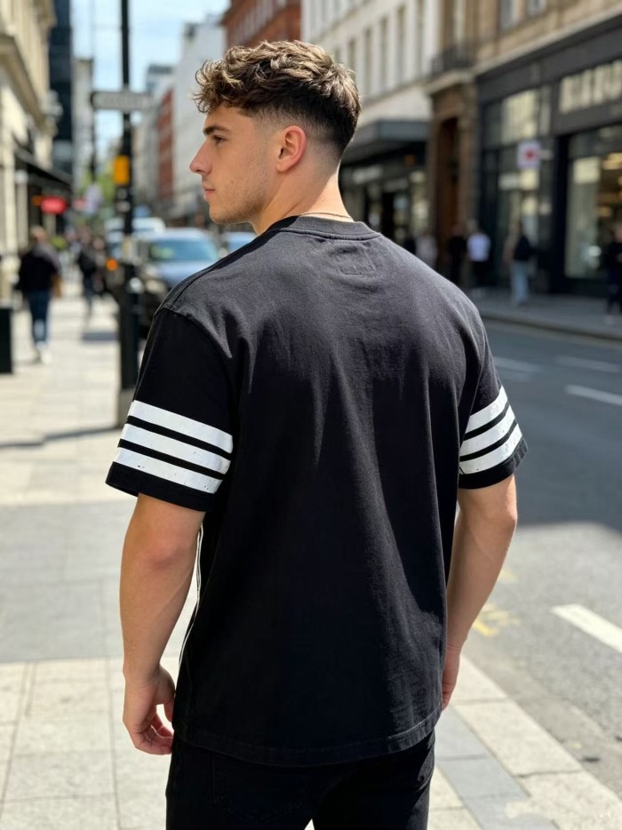 Retro No.13 Sport Style Print Washed Tee 2 colors 29098134