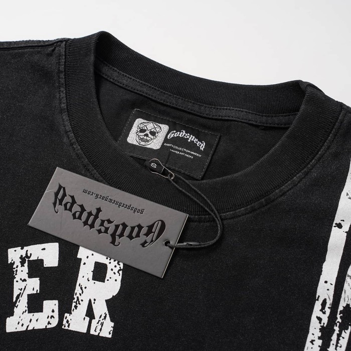 Retro No.13 Sport Style Print Washed Tee 2 colors 29098134