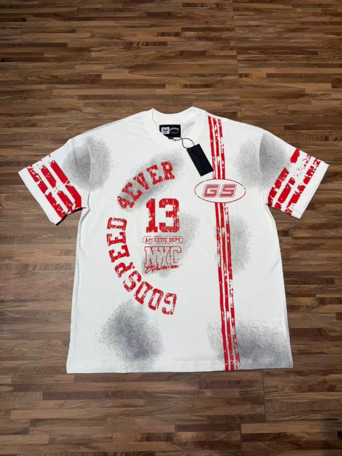 Retro No.13 Sport Style Print Washed Tee 2 colors 29098134