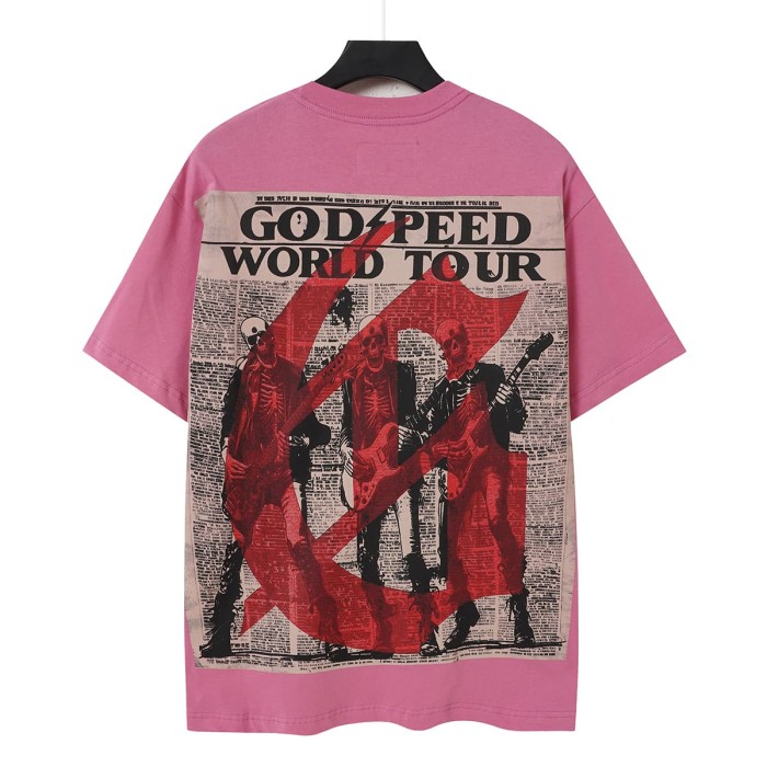 Undead Rock Tour Newspaper Print Washed Tee 2 colors 29098147