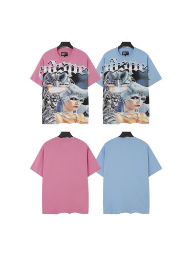 Cyber Twin Female Robot Print Washed Tee 2 colors 29098144