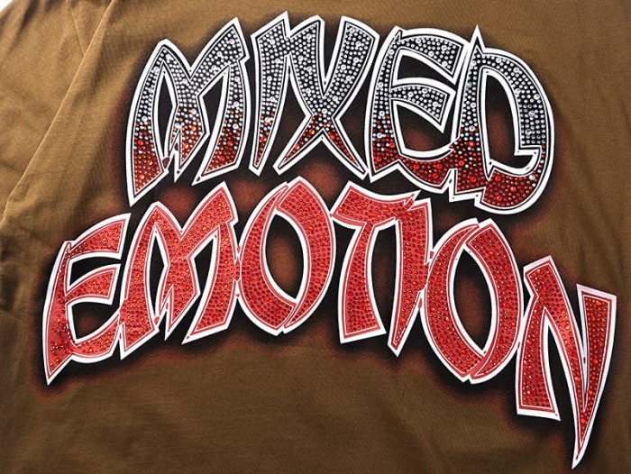 Dusk Cemetery Zombie Car Rhinestone Print Washed Tee 29105644