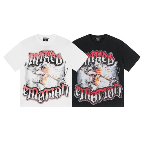 Blurry Archery Angel Rhinestone Print Washed Tee 2 colors 29105648