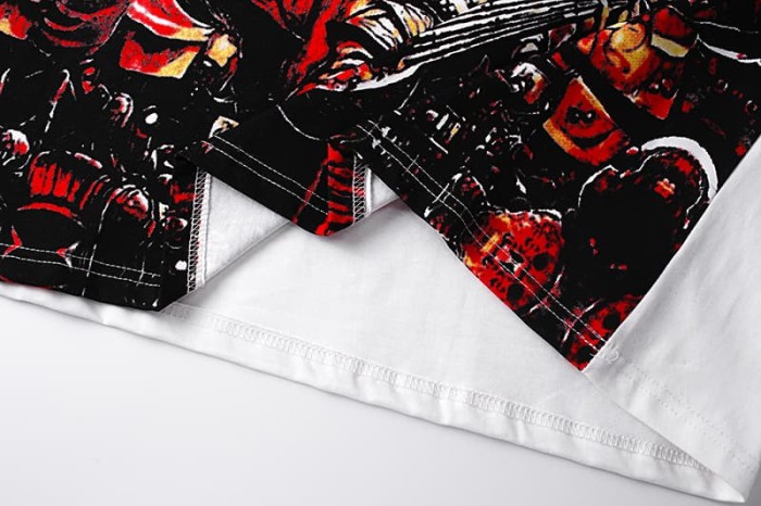 Dark Rock Octopus Man Rhinestone Print Tee 2 colors 29105625