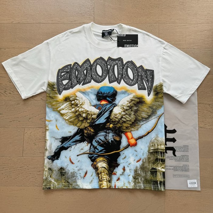 Archer Angel Back Rhinestone Print Tee 29105628