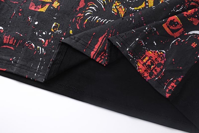 Dark Rock Octopus Man Rhinestone Print Tee 2 colors 29105625