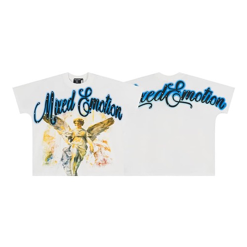Goddess of Victory Oil Painting Rhinestone Print Tee 29105633