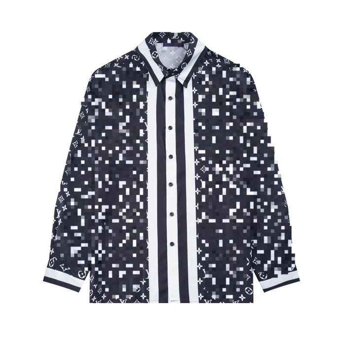 Bright Pattern Resort Style Printed Long Sleeve Shirt 55 colors 29105585