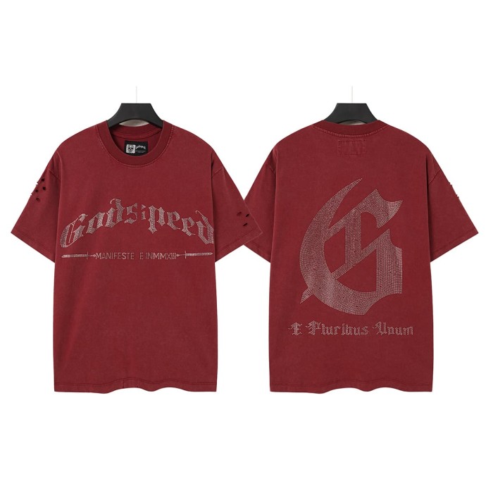 Full Rhinestone G Logo Washed Tee 2 colors 29106665