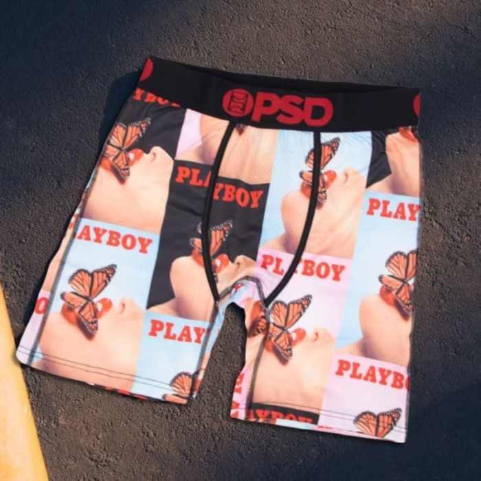 Men's Multi-Pattern Cartoon Graphic Long Boxer Shorts Underwear 16 colors 29108016