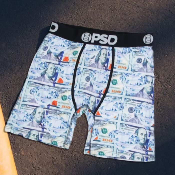 Men's Multi-Pattern Cartoon Graphic Long Boxer Shorts Underwear 16 colors 29108016