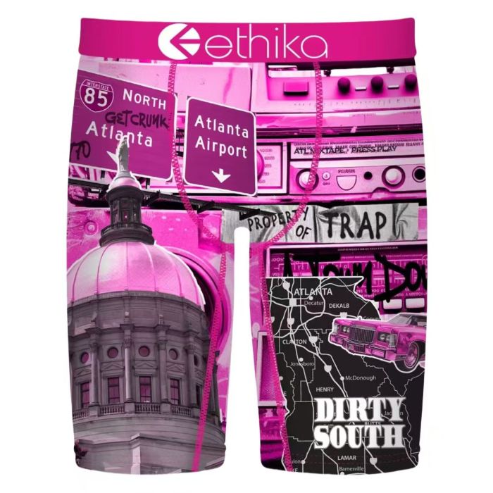 Smoky Skull & Orange Tiger Stripe Print Print Men's Quick Dry Extended Length Athletic Boxer Briefs 16 colors 29111970