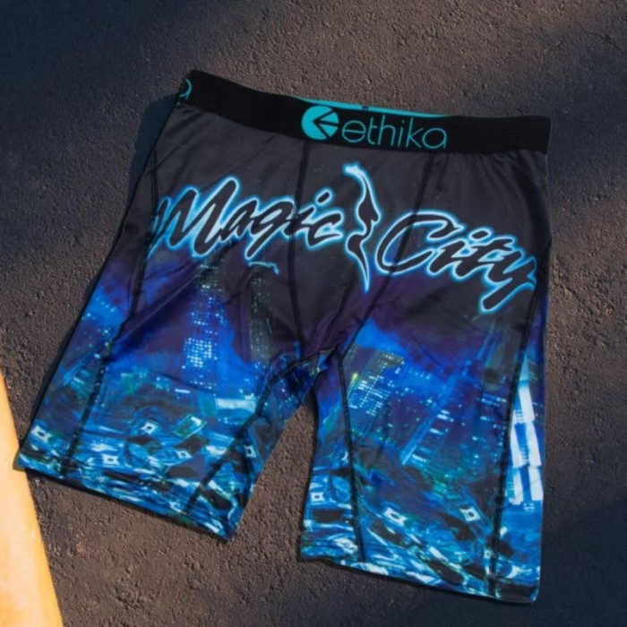 Shark Mouth Tiger Camo & Basketball Team Underwear Men's Long Boxer Briefs 16 colors 29110875