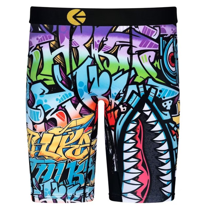 Smoky Skull & Orange Tiger Stripe Print Print Men's Quick Dry Extended Length Athletic Boxer Briefs 16 colors 29111970