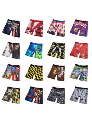 Camo Animal & Backwoods Graphic Stretch Underwear Men's Long Boxer Briefs 16 colors 29110888